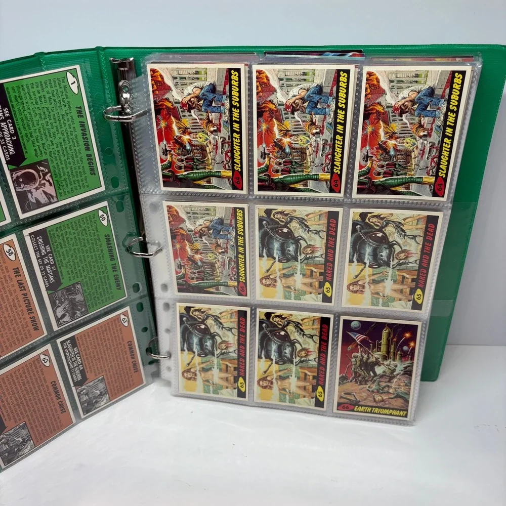 1994 Sci-Fi Horror Topps Mars Attacks Trading Card Lot 180+ Cards & Box Multi